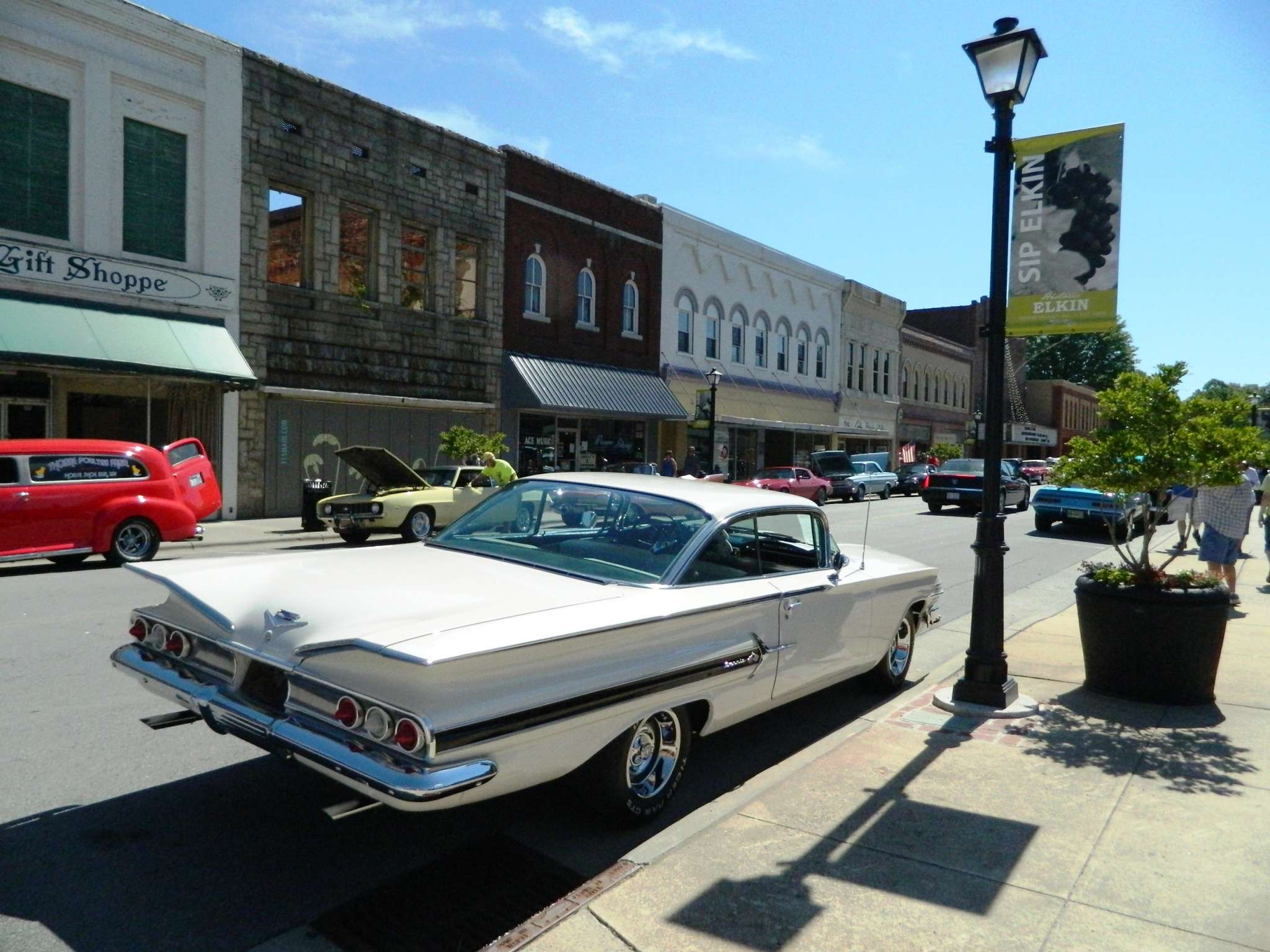 classic car downtown Elkin, NC