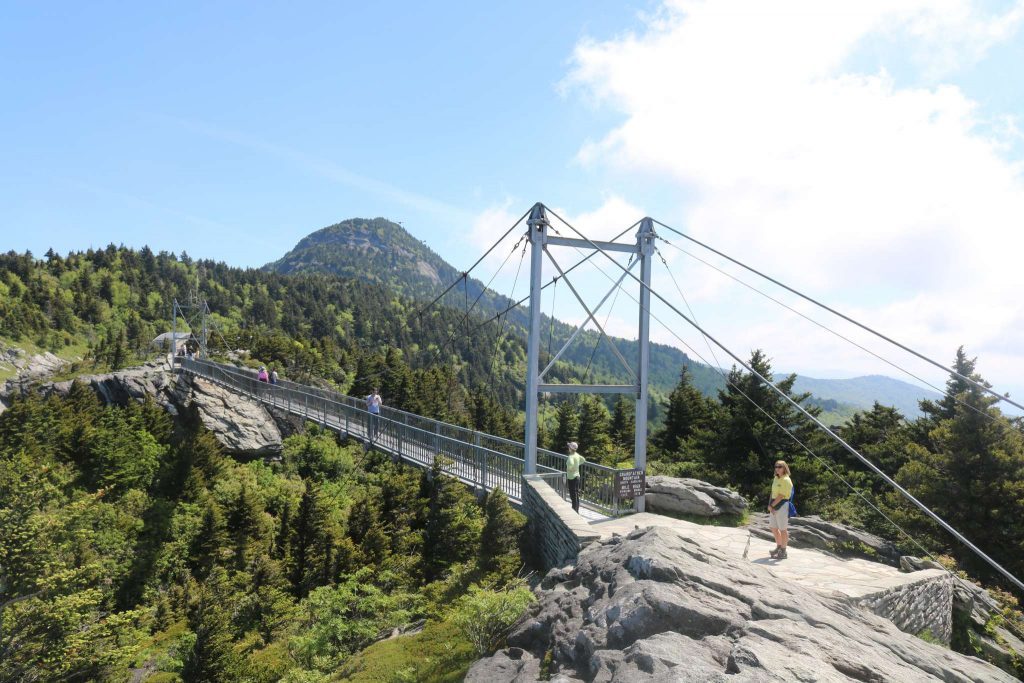 Grandfather Mountain swinging bridge