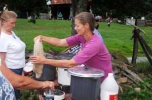 Julie Wilson dying wool