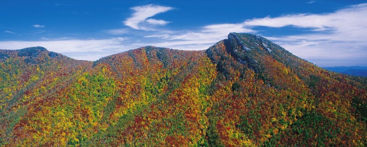 Hawksbill Mountain, fall foliage