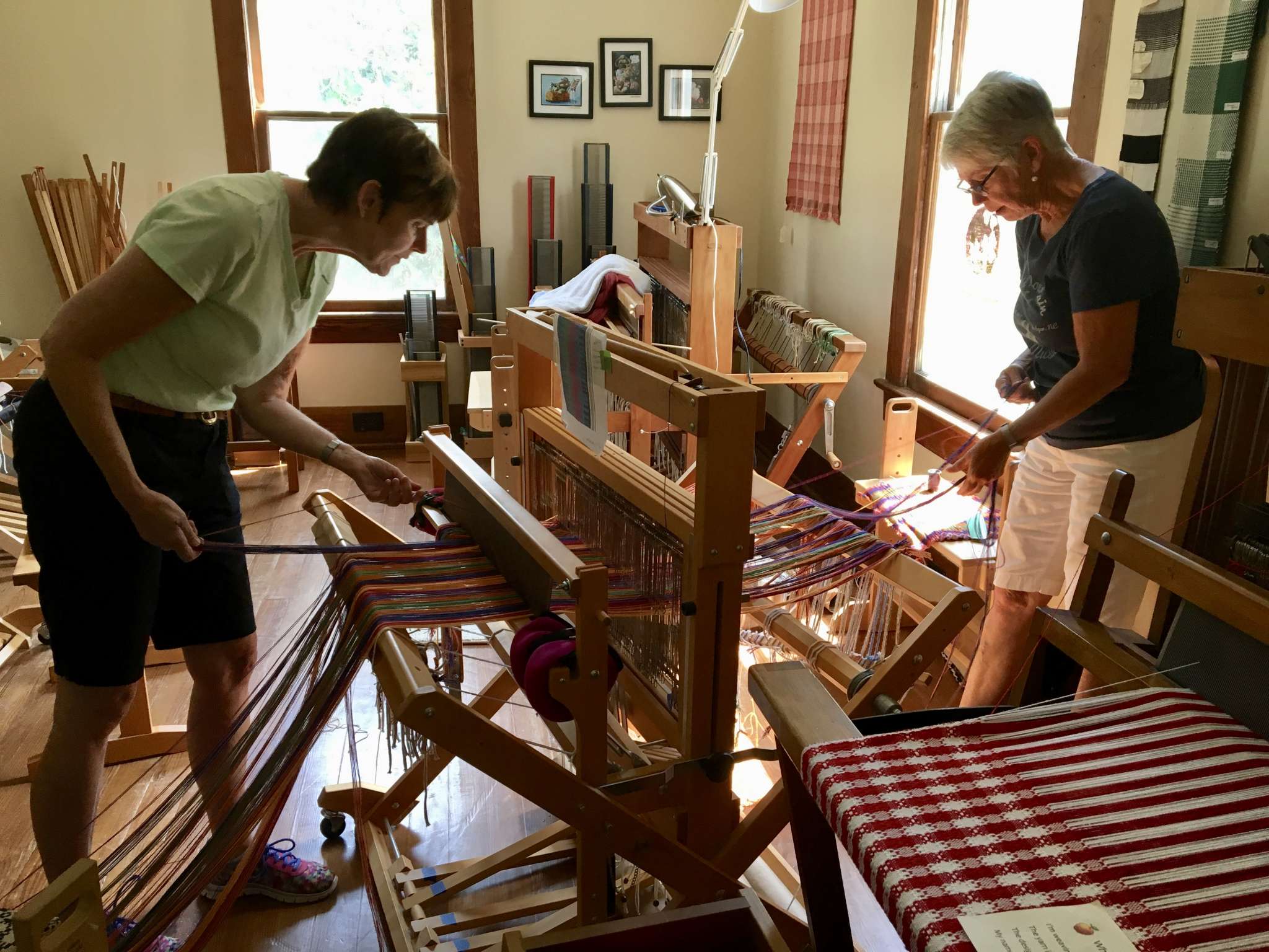 Heritage Weavers preserve fiber arts at Historic Johnson Farm.