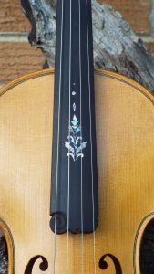 Testerman fiddle inlay