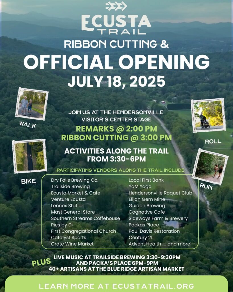 Ecusta Trail Ribbon Cutting
