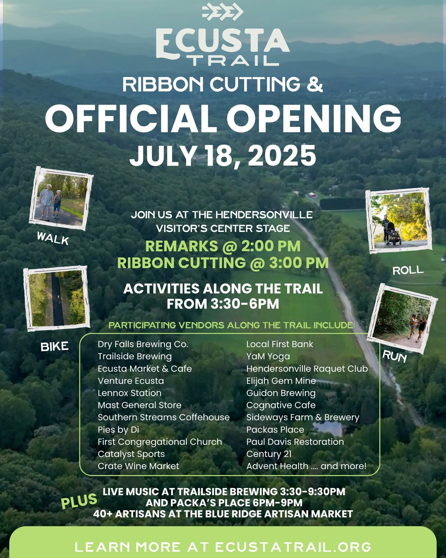 Ecusta Trail Ribbon Cutting