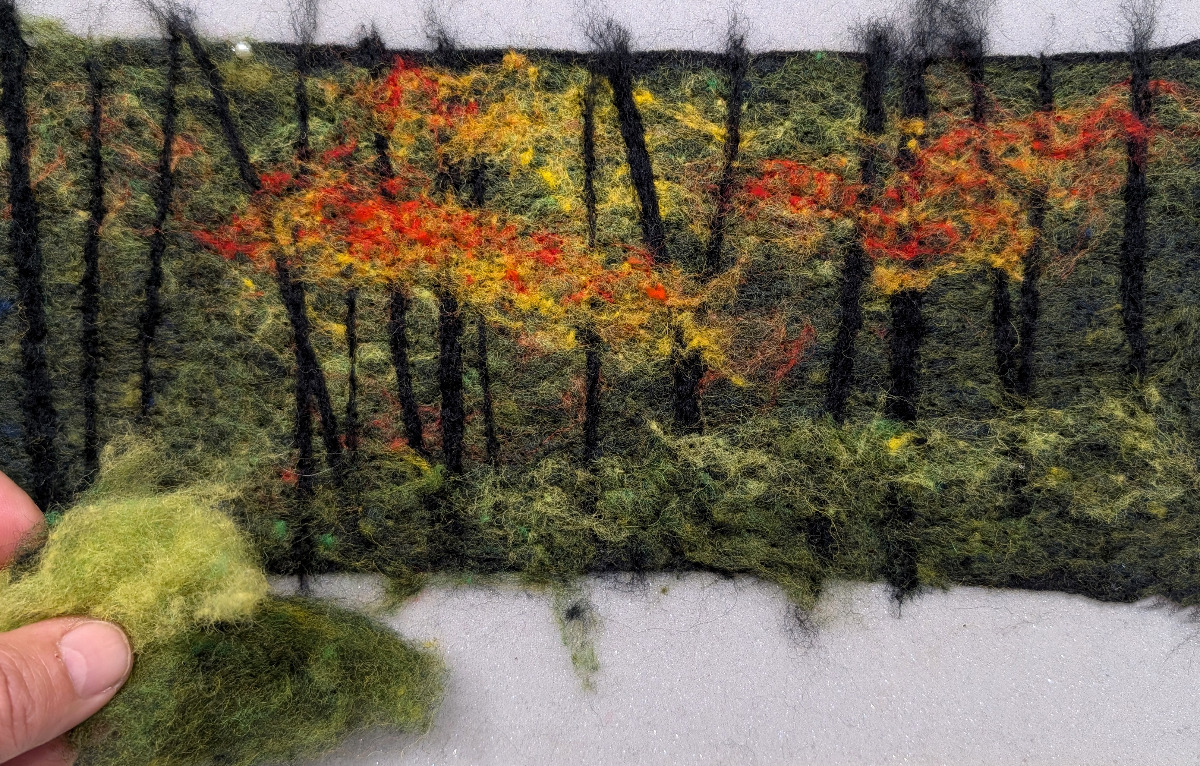 Fall needlefelt