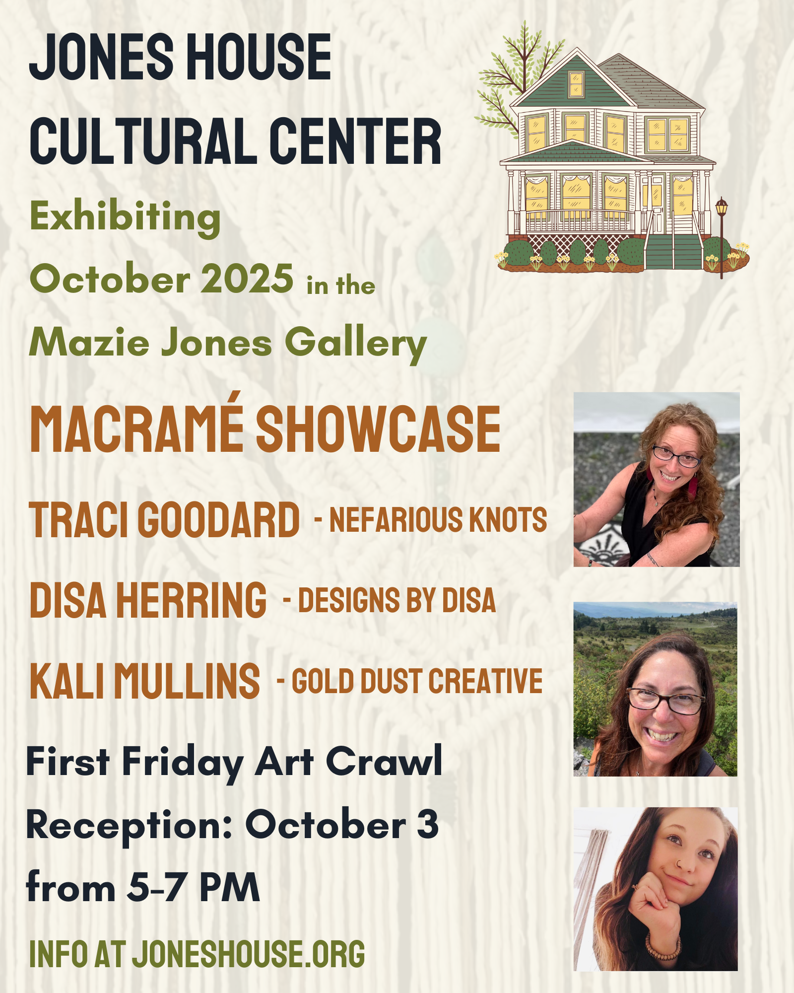 MacramĂ© Showcase @ The Jones House